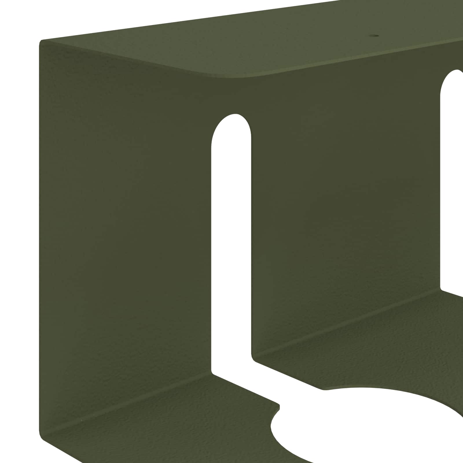 Unter dem Schreibtisch Kabelmanagement Tray 2 Stk. Olivgrün