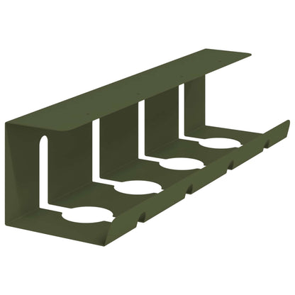 Unter dem Schreibtisch Kabelmanagement Tray 2 Stk. Olivgrün