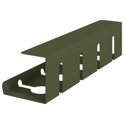 Unter dem Schreibtisch Kabelmanagement Tray 2 Stk. Olivgrün