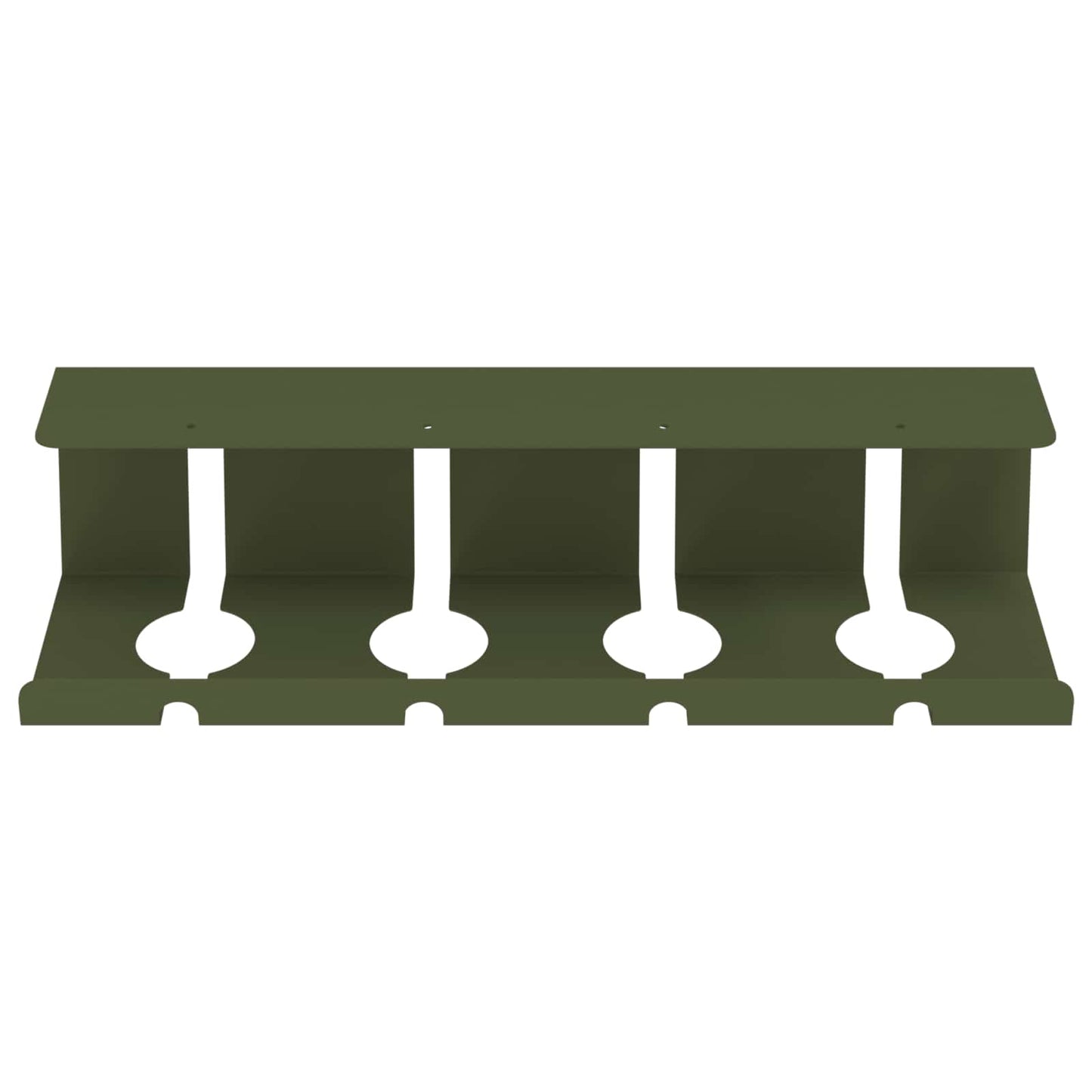 Unter dem Schreibtisch Kabelmanagement Tray 2 Stk. Olivgrün