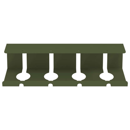 Unter dem Schreibtisch Kabelmanagement Tray 2 Stk. Olivgrün