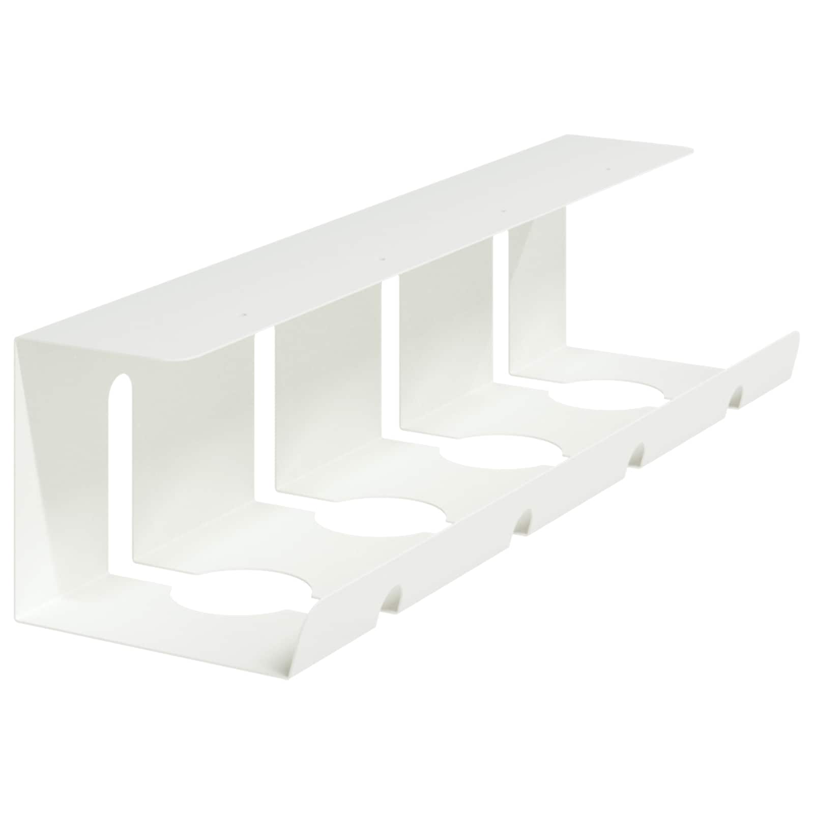 Unter dem Schreibtisch Kabelmanagement Tray 2 Stk. Weiß