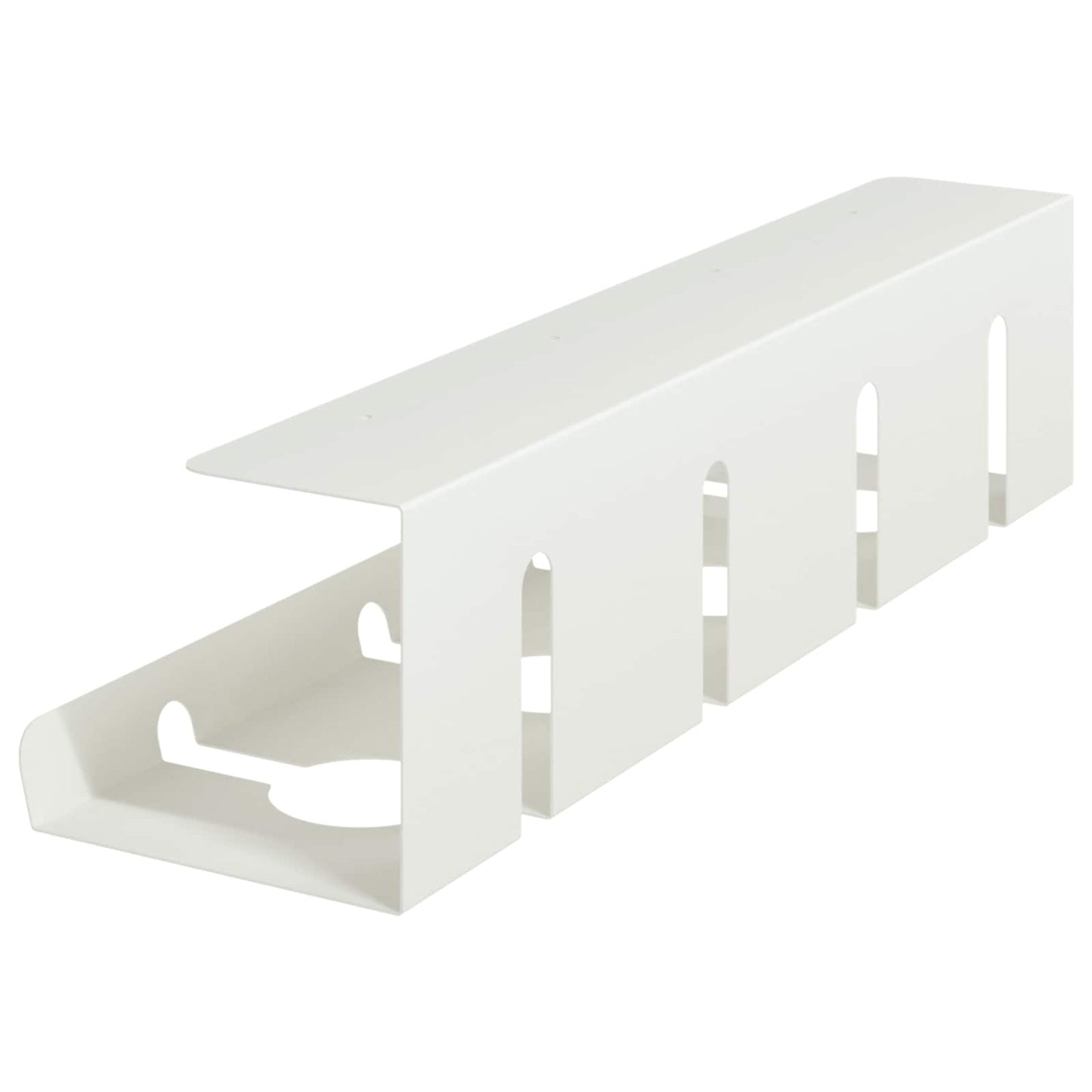 Unter dem Schreibtisch Kabelmanagement Tray 2 Stk. Weiß