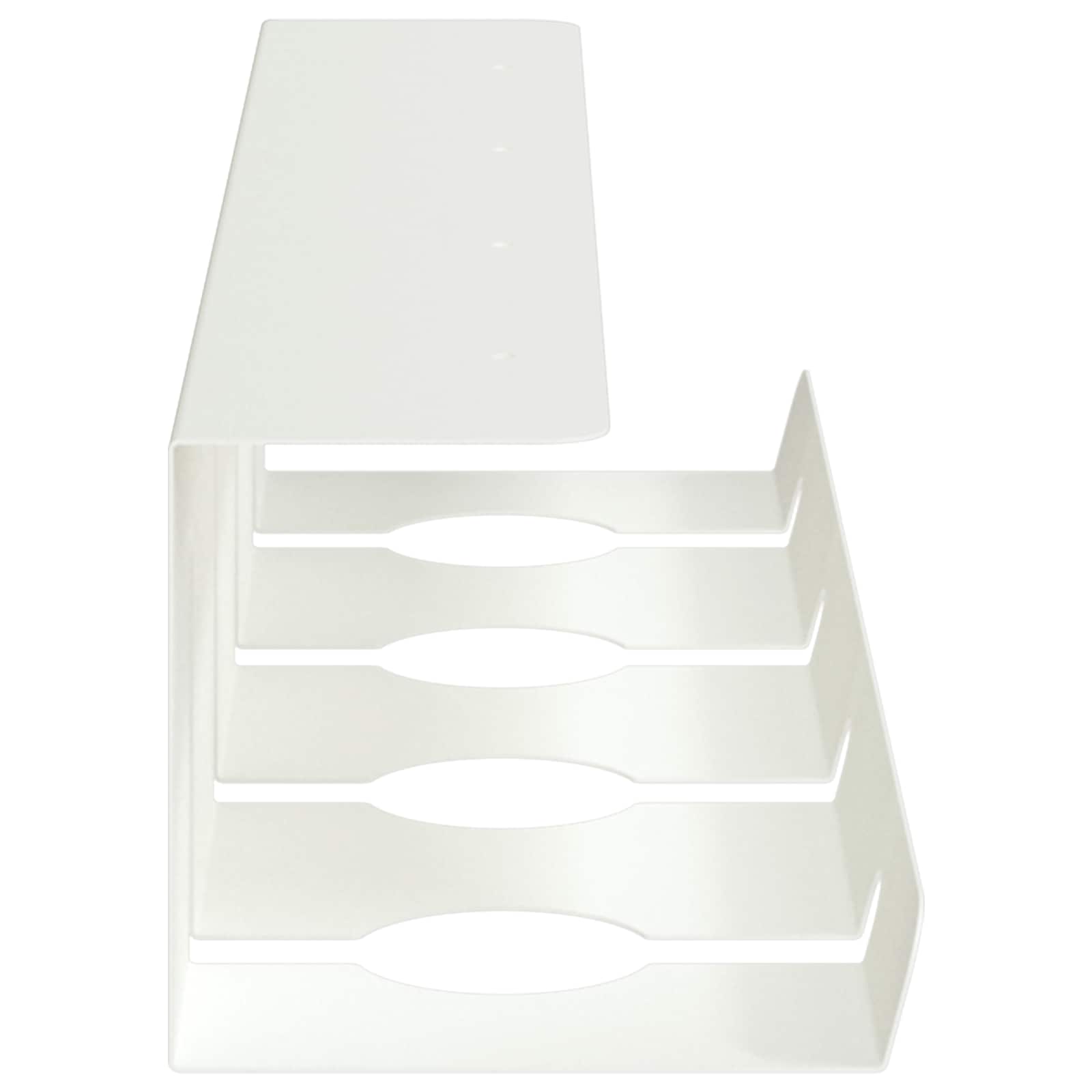 Unter dem Schreibtisch Kabelmanagement Tray 2 Stk. Weiß
