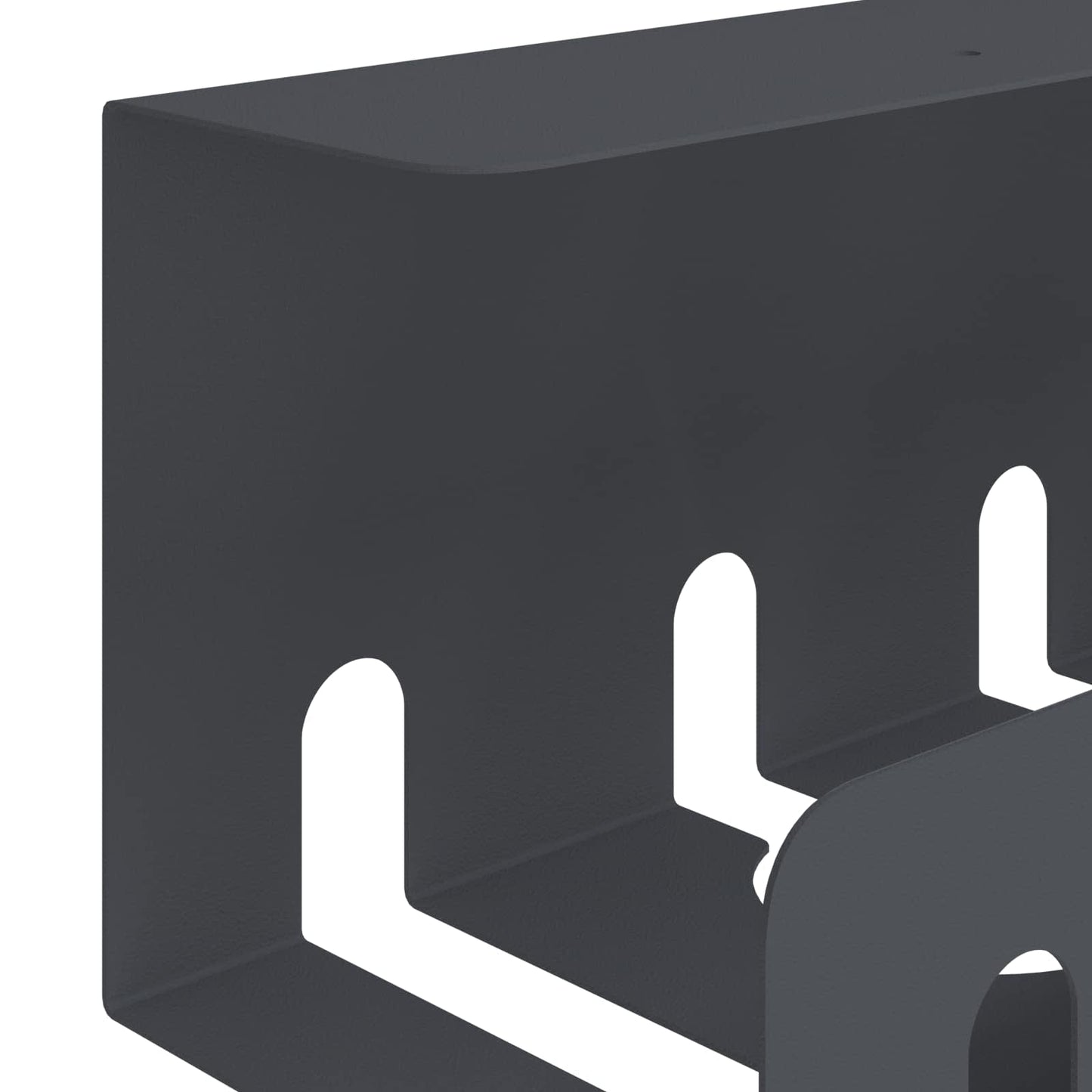 Unter dem Schreibtisch Kabelmanagement Tray 2 Stk. Anthrazit