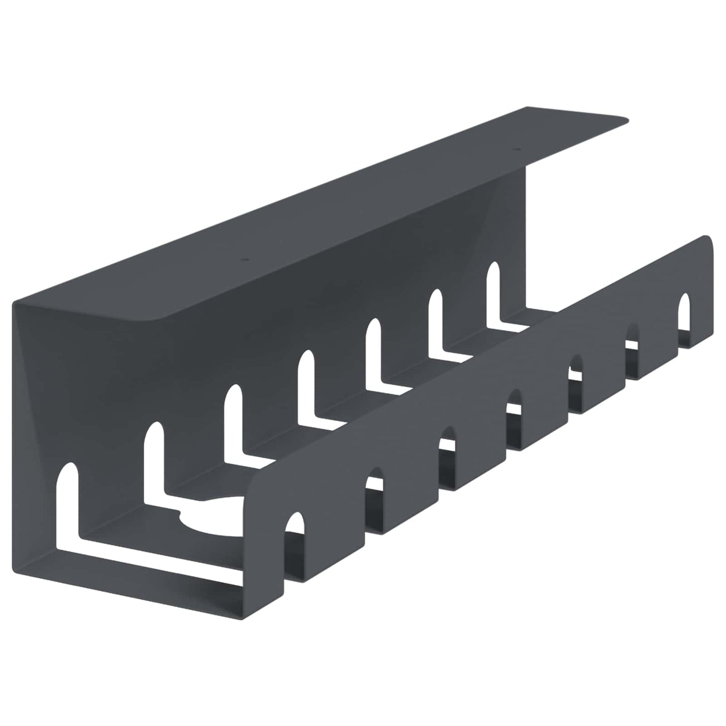 Unter dem Schreibtisch Kabelmanagement Tray 2 Stk. Anthrazit