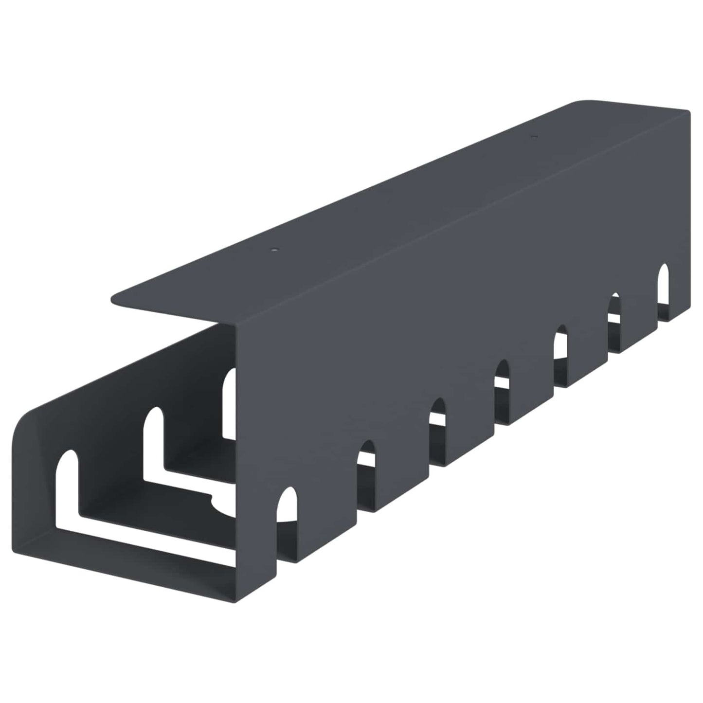Unter dem Schreibtisch Kabelmanagement Tray 2 Stk. Anthrazit
