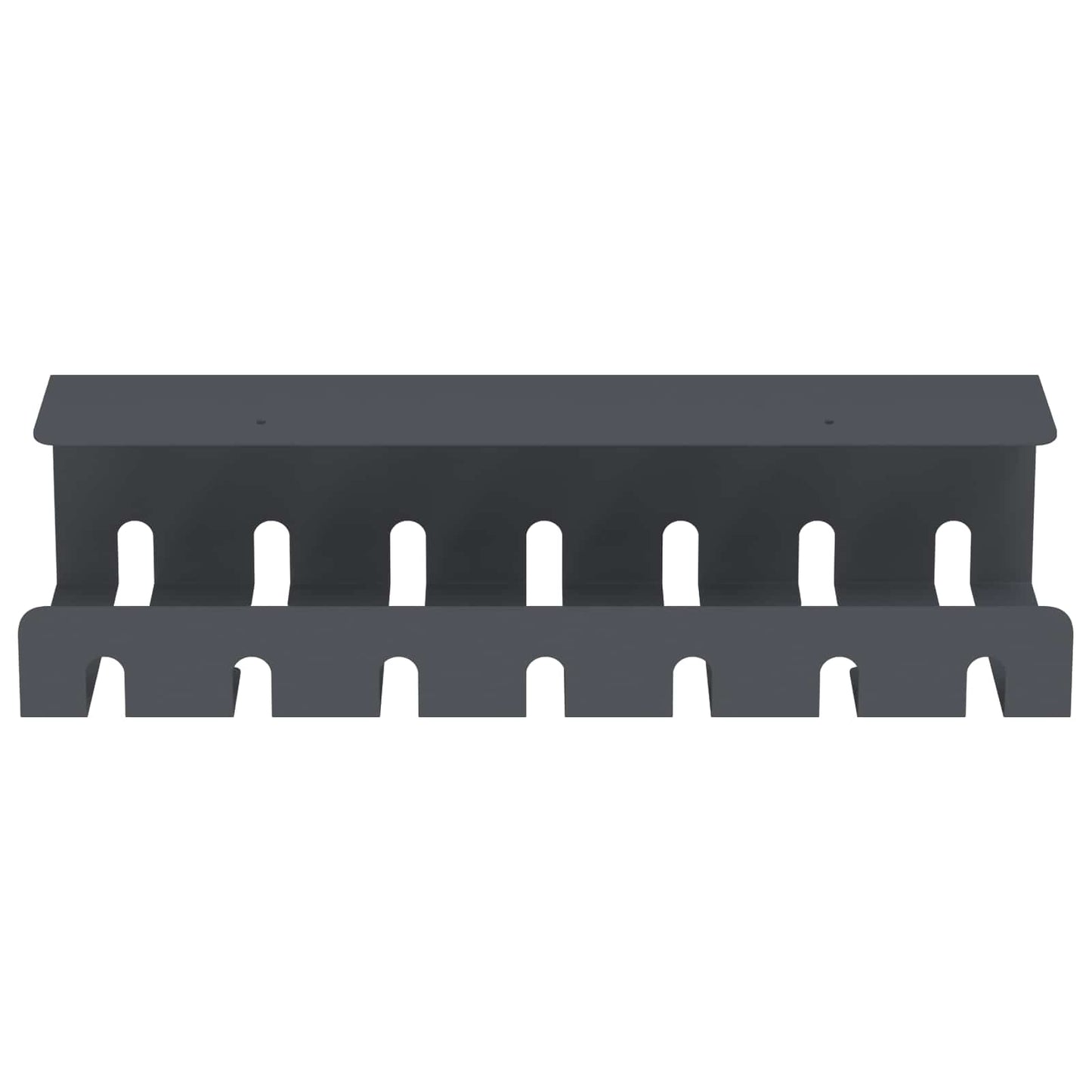 Unter dem Schreibtisch Kabelmanagement Tray 2 Stk. Anthrazit