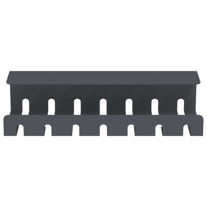 Unter dem Schreibtisch Kabelmanagement Tray 2 Stk. Anthrazit