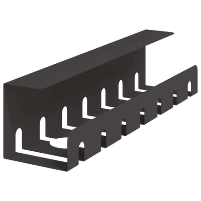 Unter dem Schreibtisch Kabelmanagement Tray 2 Stk. Schwarz