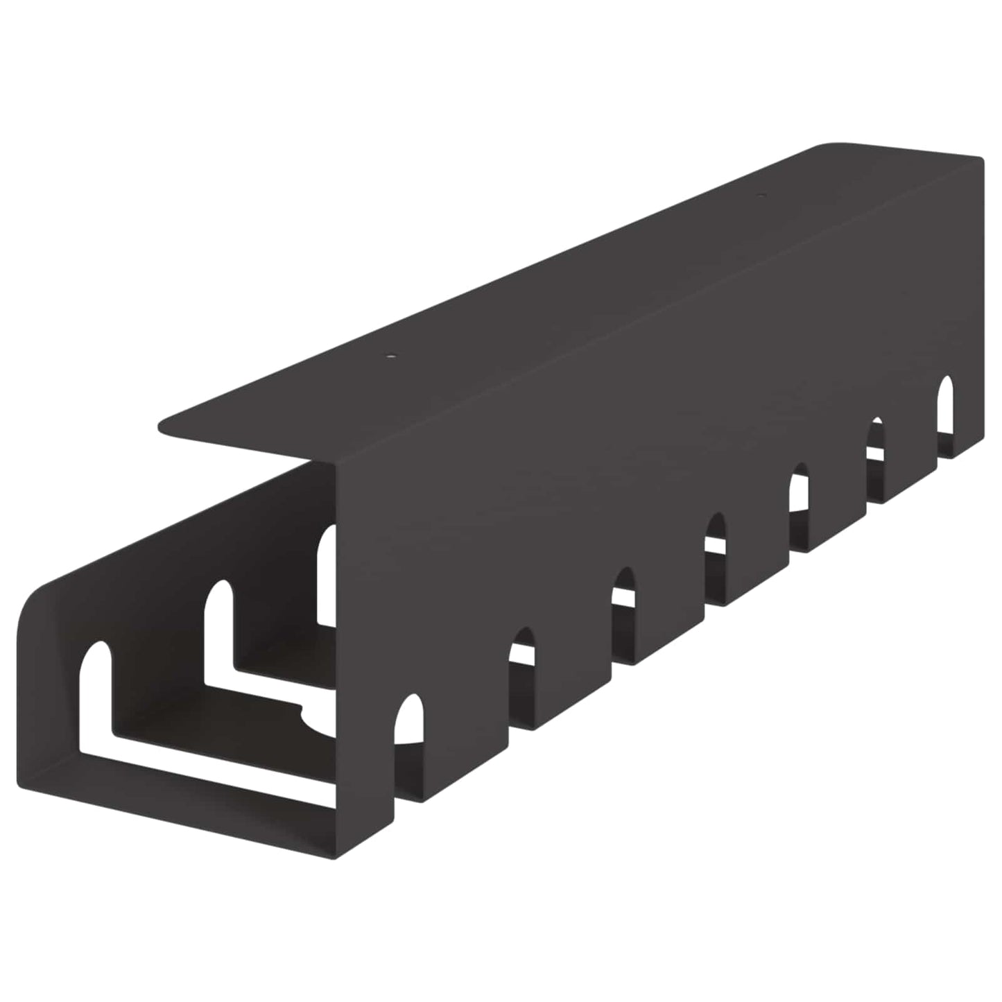 Unter dem Schreibtisch Kabelmanagement Tray 2 Stk. Schwarz