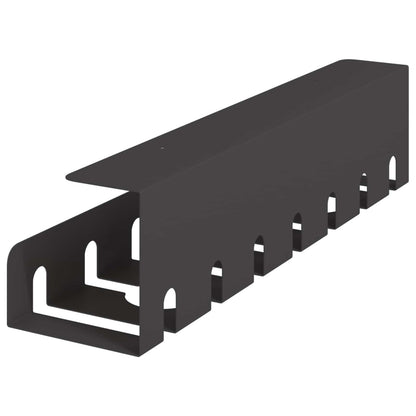 Unter dem Schreibtisch Kabelmanagement Tray 2 Stk. Schwarz