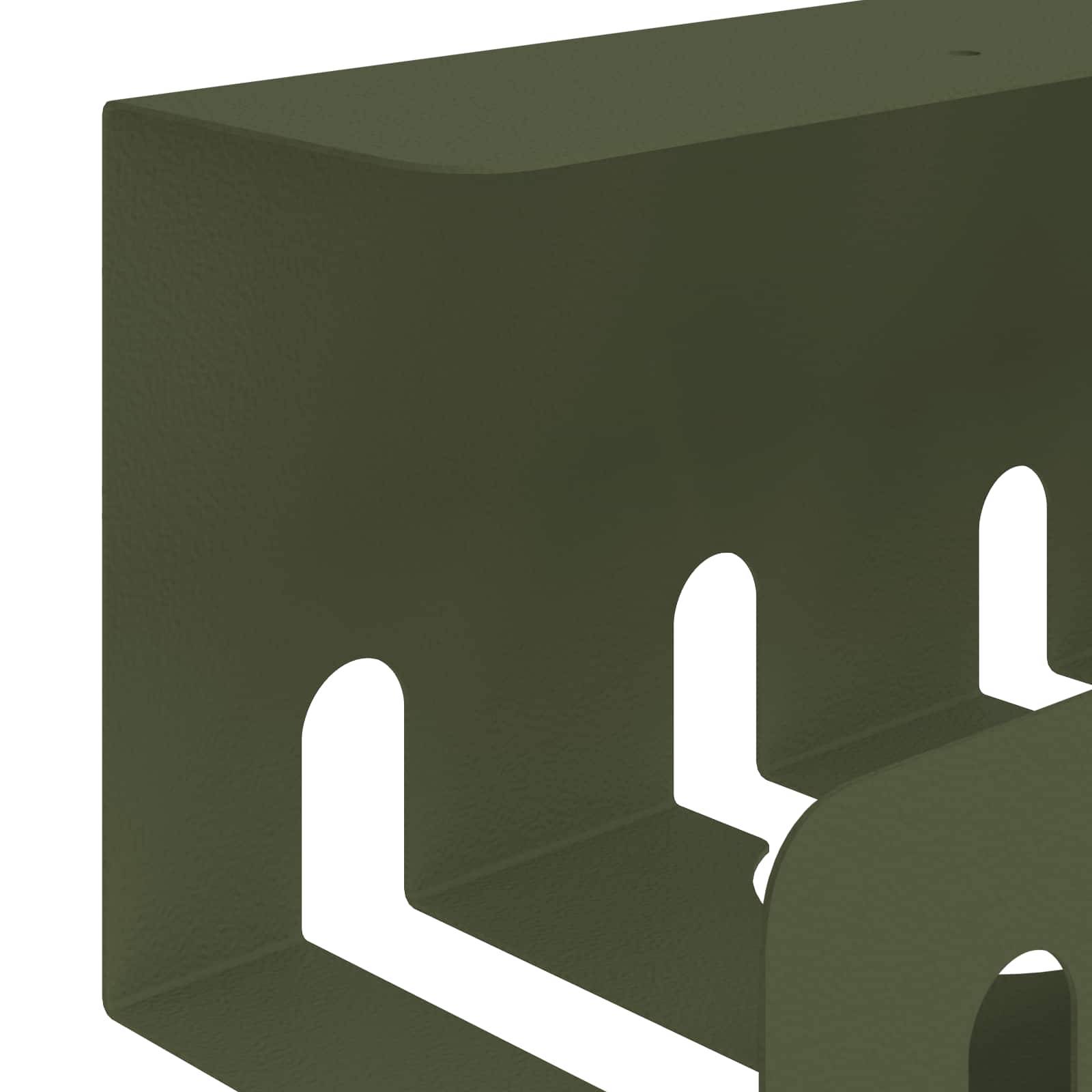 Unter dem Schreibtisch Kabelmanagement Tray 2 Stk. Olivgrün