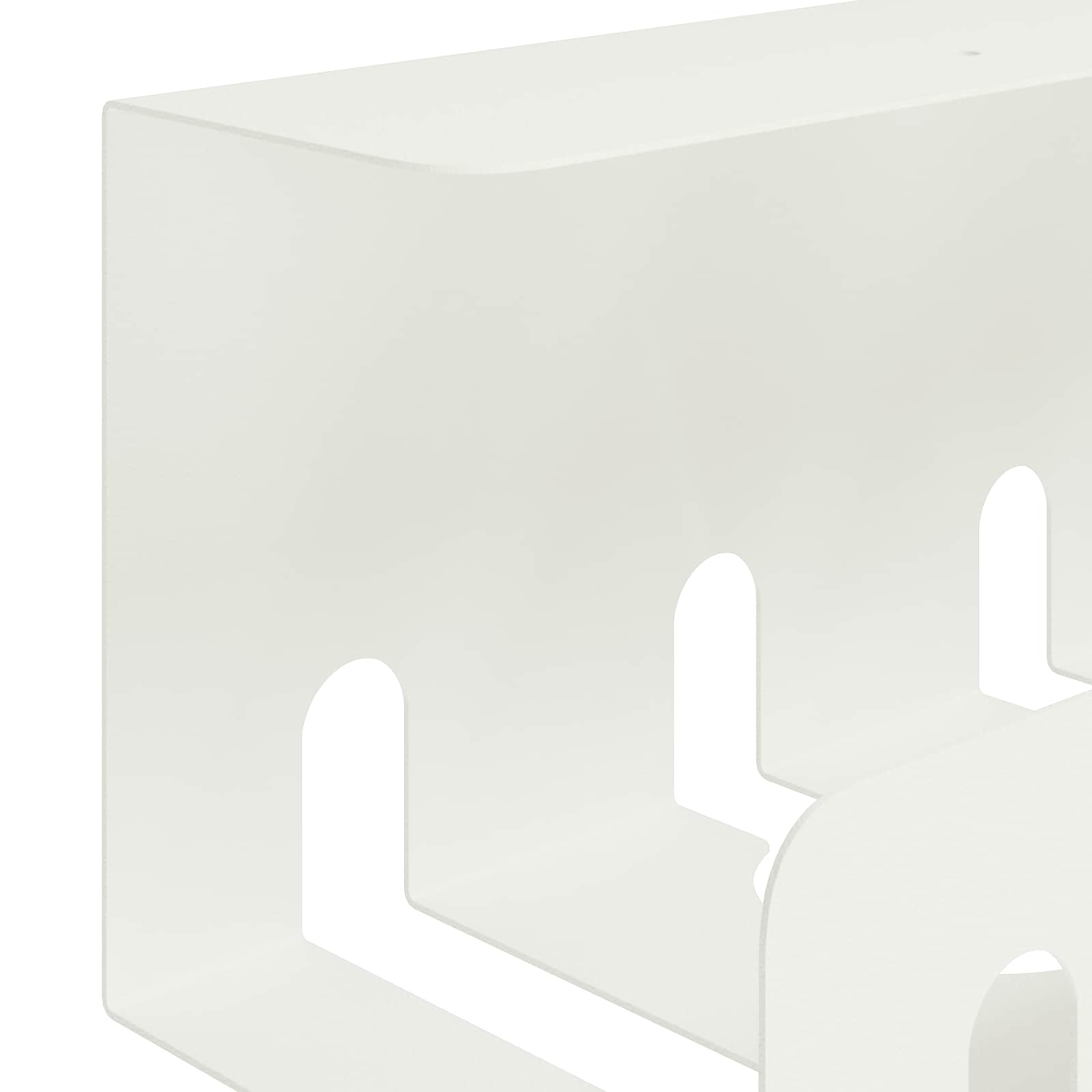 Unter dem Schreibtisch Kabelmanagement Tray 2 Stk. Weiß