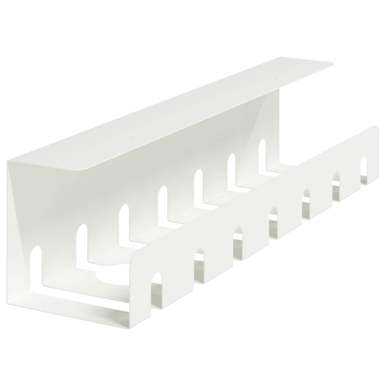 Unter dem Schreibtisch Kabelmanagement Tray 2 Stk. Weiß
