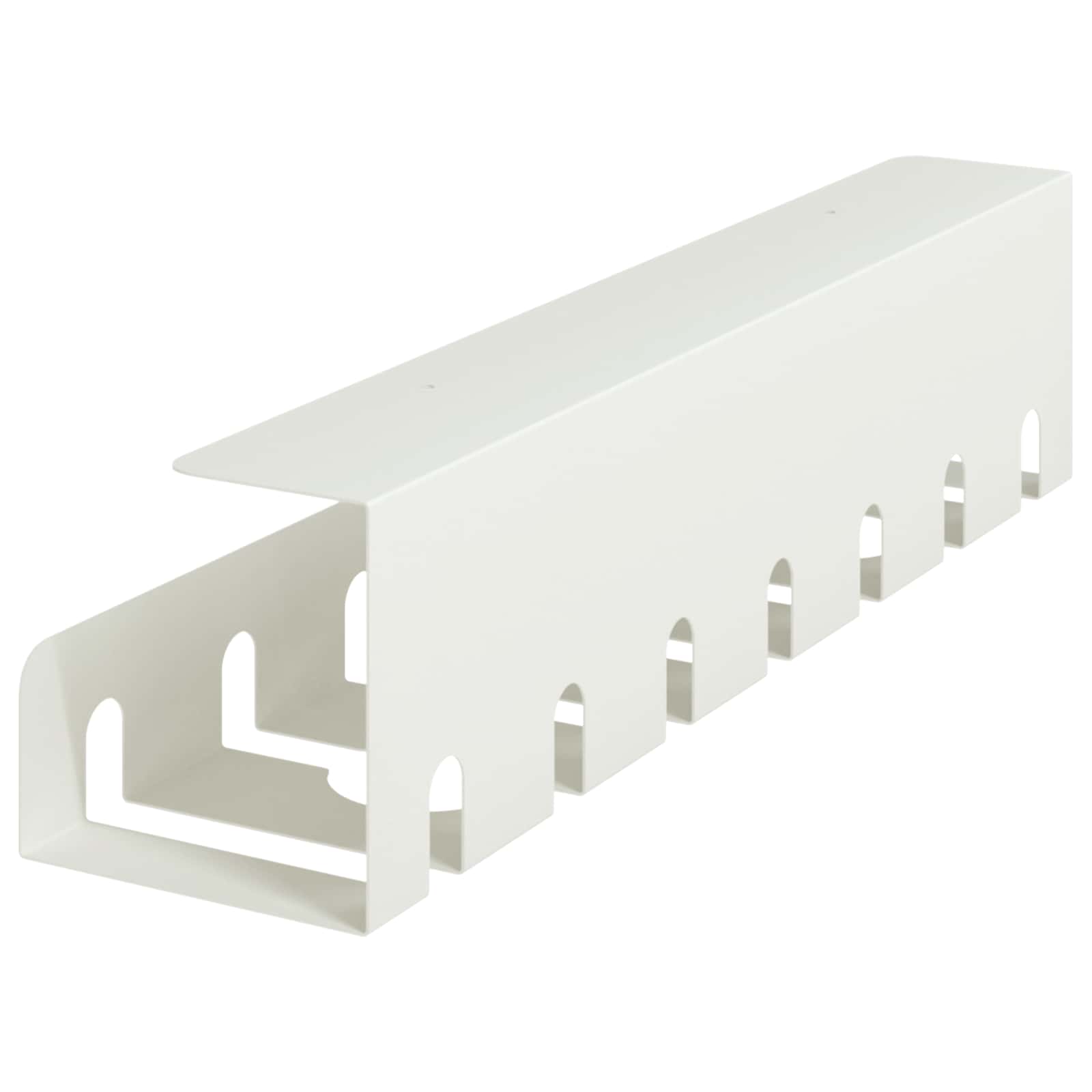 Unter dem Schreibtisch Kabelmanagement Tray 2 Stk. Weiß