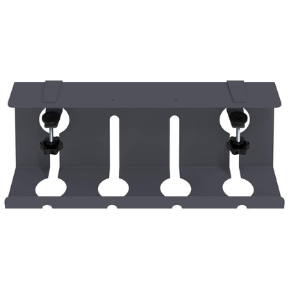 Unter dem Schreibtisch Kabelmanagement Tray 2 Stk. Anthrazit