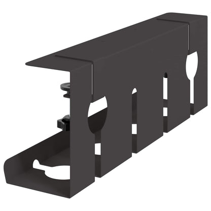 Unter dem Schreibtisch Kabelmanagement Tray 2 Stk. Schwarz