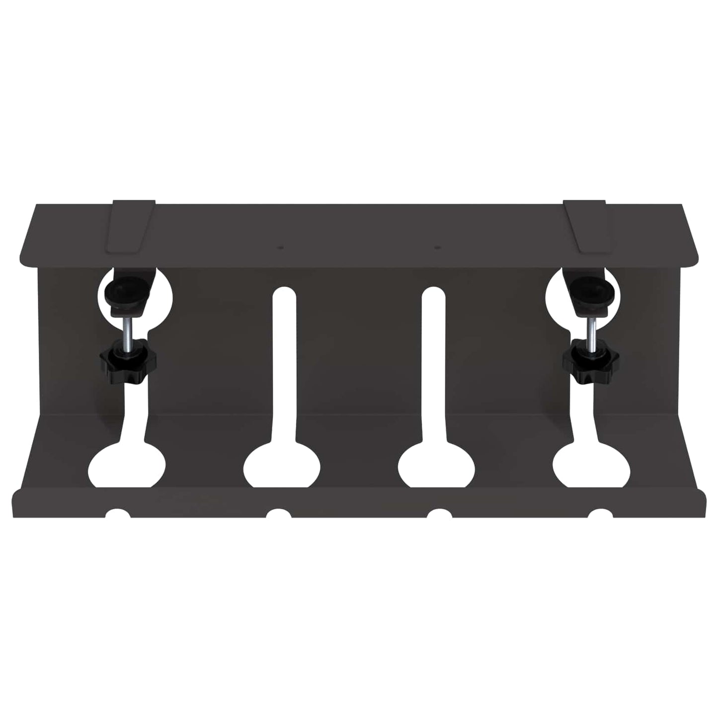 Unter dem Schreibtisch Kabelmanagement Tray 2 Stk. Schwarz