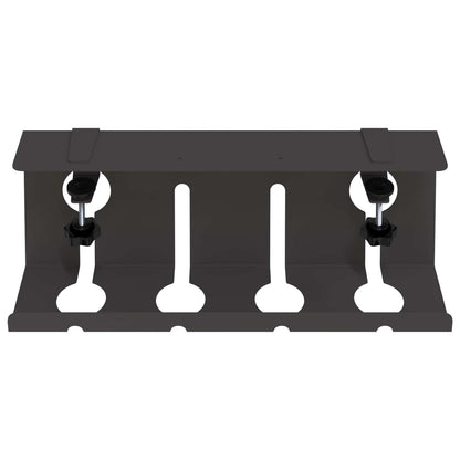 Unter dem Schreibtisch Kabelmanagement Tray 2 Stk. Schwarz