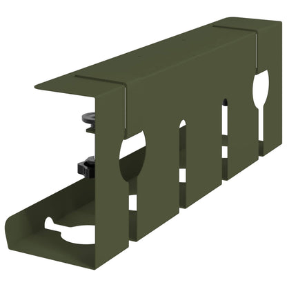 Unter dem Schreibtisch Kabelmanagement Tray 2 Stk. Olivgrün
