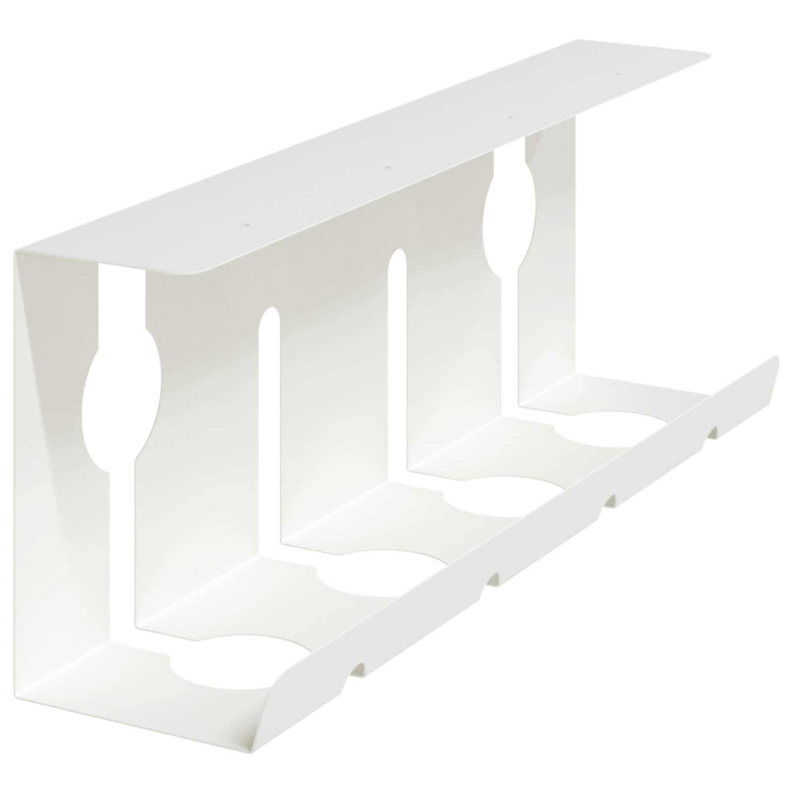 Unter dem Schreibtisch Kabelmanagement Tray 2 Stk. Weiß