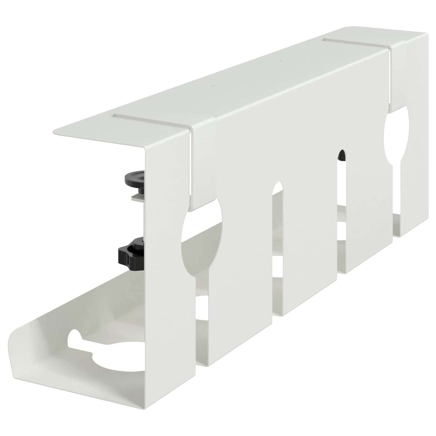 Unter dem Schreibtisch Kabelmanagement Tray 2 Stk. Weiß