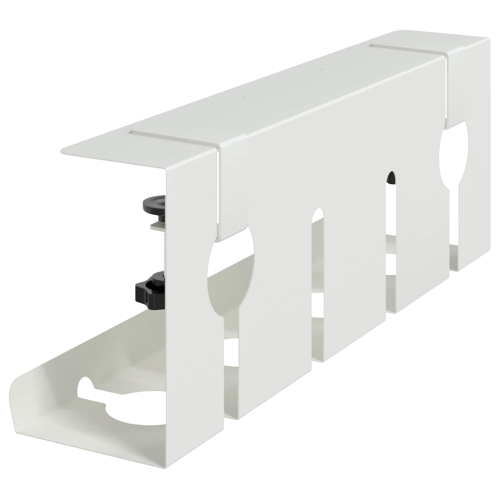Unter dem Schreibtisch Kabelmanagement Tray 2 Stk. Weiß