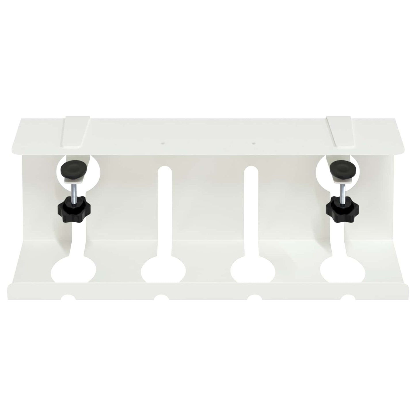 Unter dem Schreibtisch Kabelmanagement Tray 2 Stk. Weiß