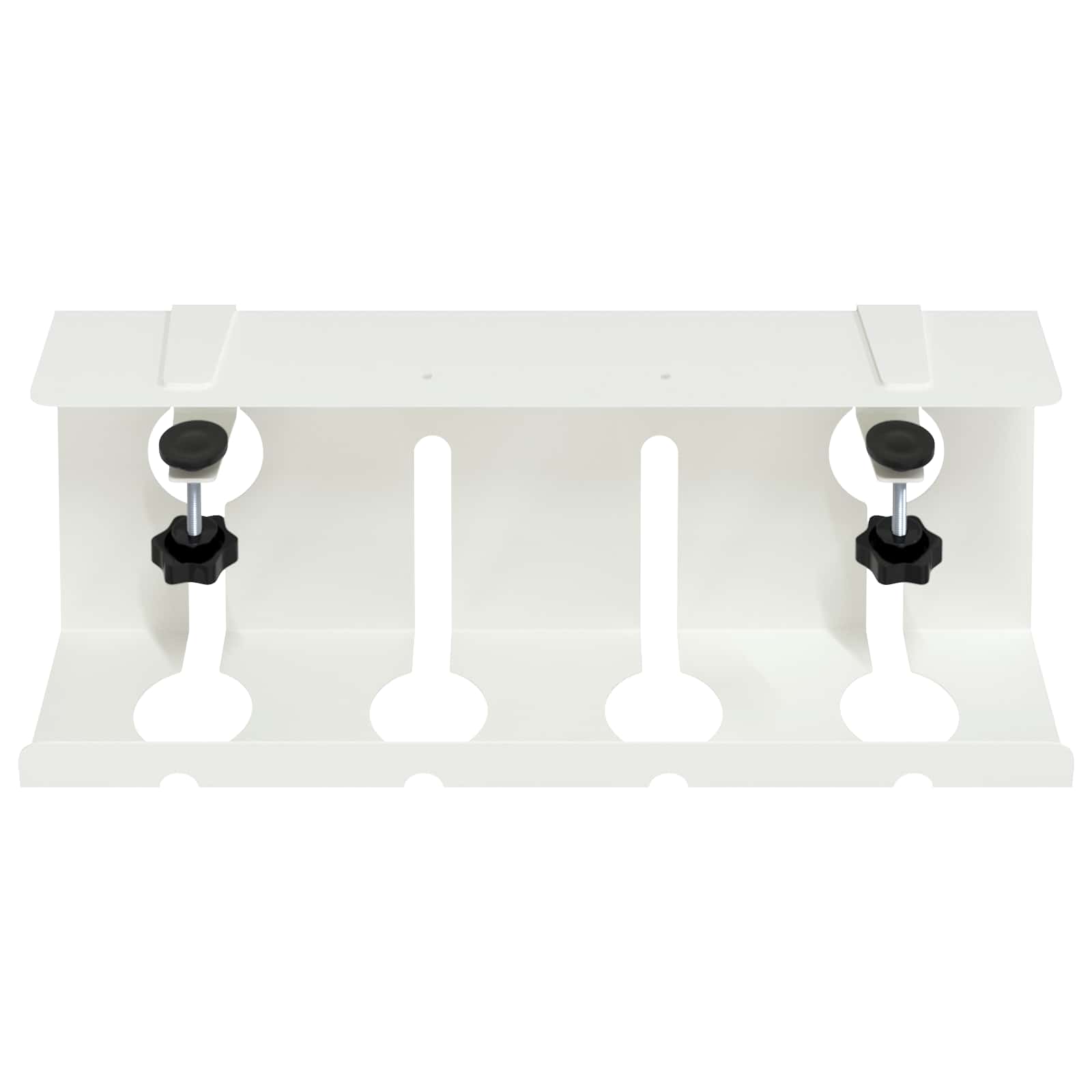 Unter dem Schreibtisch Kabelmanagement Tray 2 Stk. Weiß