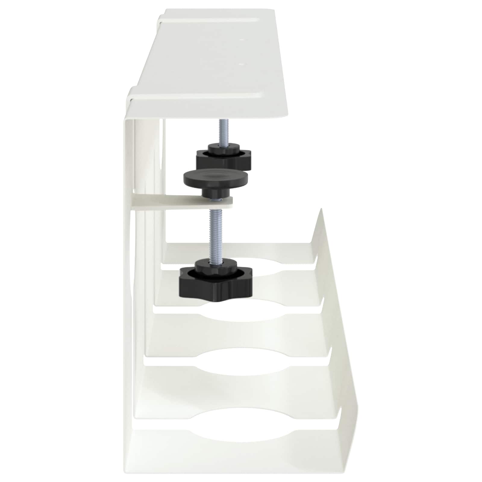Unter dem Schreibtisch Kabelmanagement Tray 2 Stk. Weiß