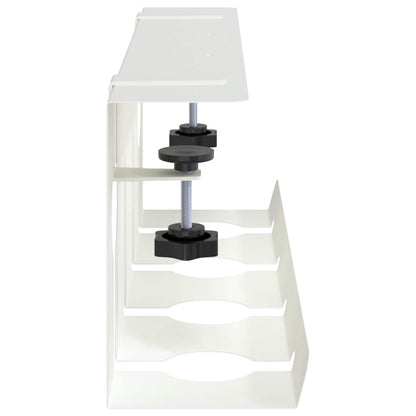 Unter dem Schreibtisch Kabelmanagement Tray 2 Stk. Weiß