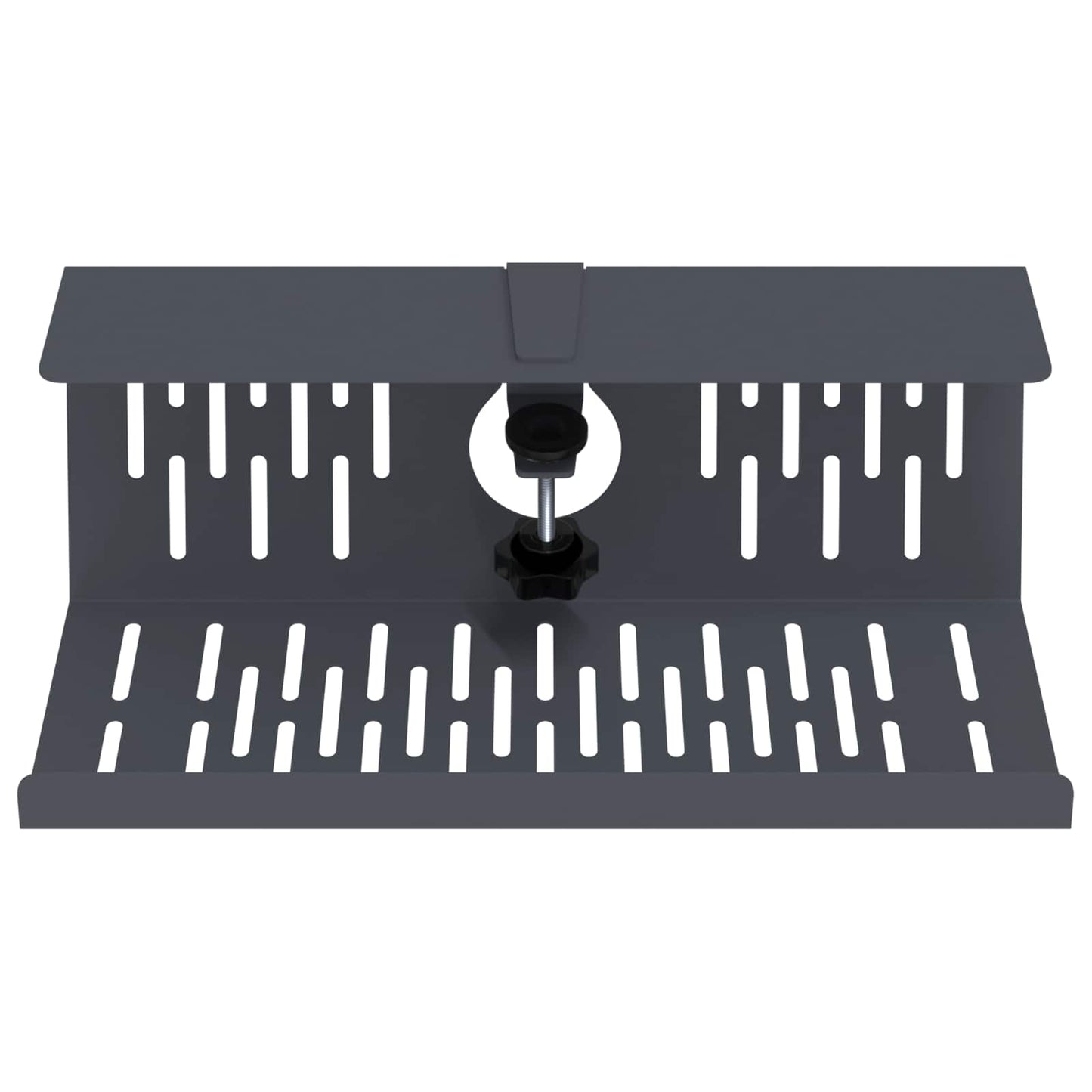 Unter dem Schreibtisch Kabelmanagement Tray 2 Stk. Anthrazit
