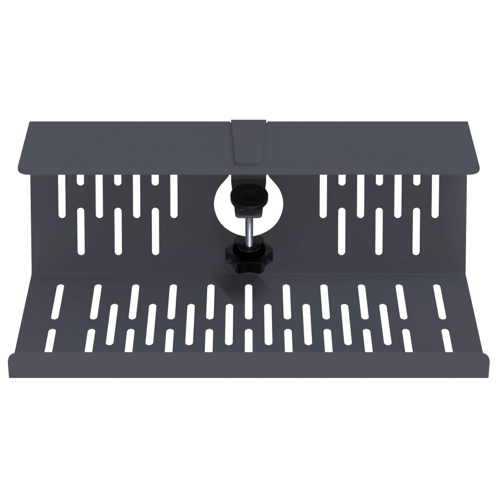 Unter dem Schreibtisch Kabelmanagement Tray 2 Stk. Anthrazit