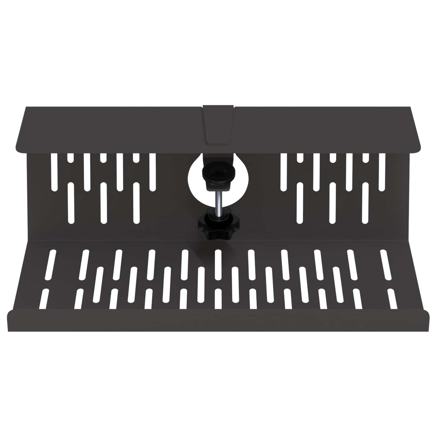 Unter dem Schreibtisch Kabelmanagement Tray 2 Stk. Schwarz