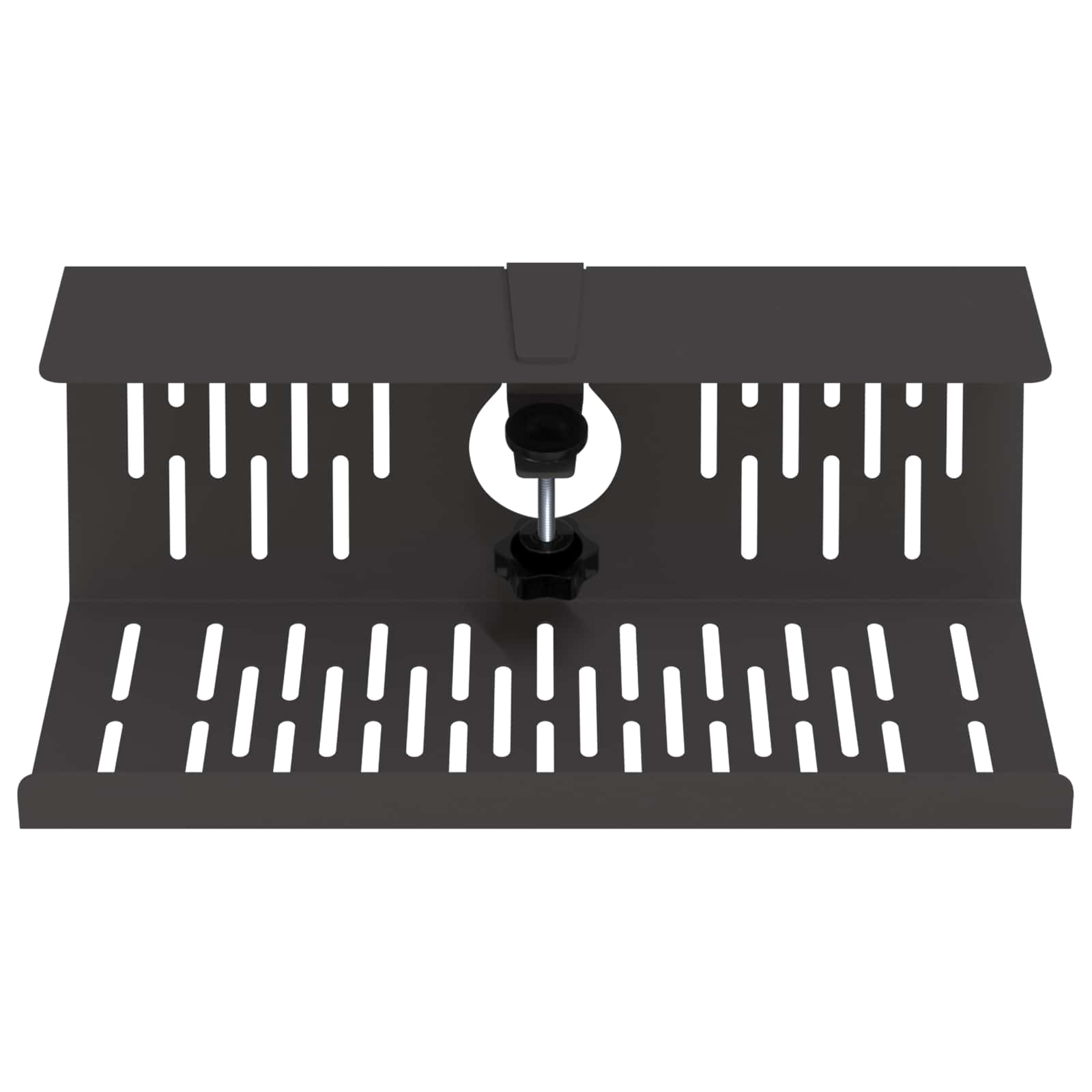 Unter dem Schreibtisch Kabelmanagement Tray 2 Stk. Schwarz
