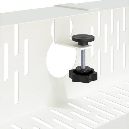 Unter dem Schreibtisch Kabelmanagement Tray 2 Stk. Weiß