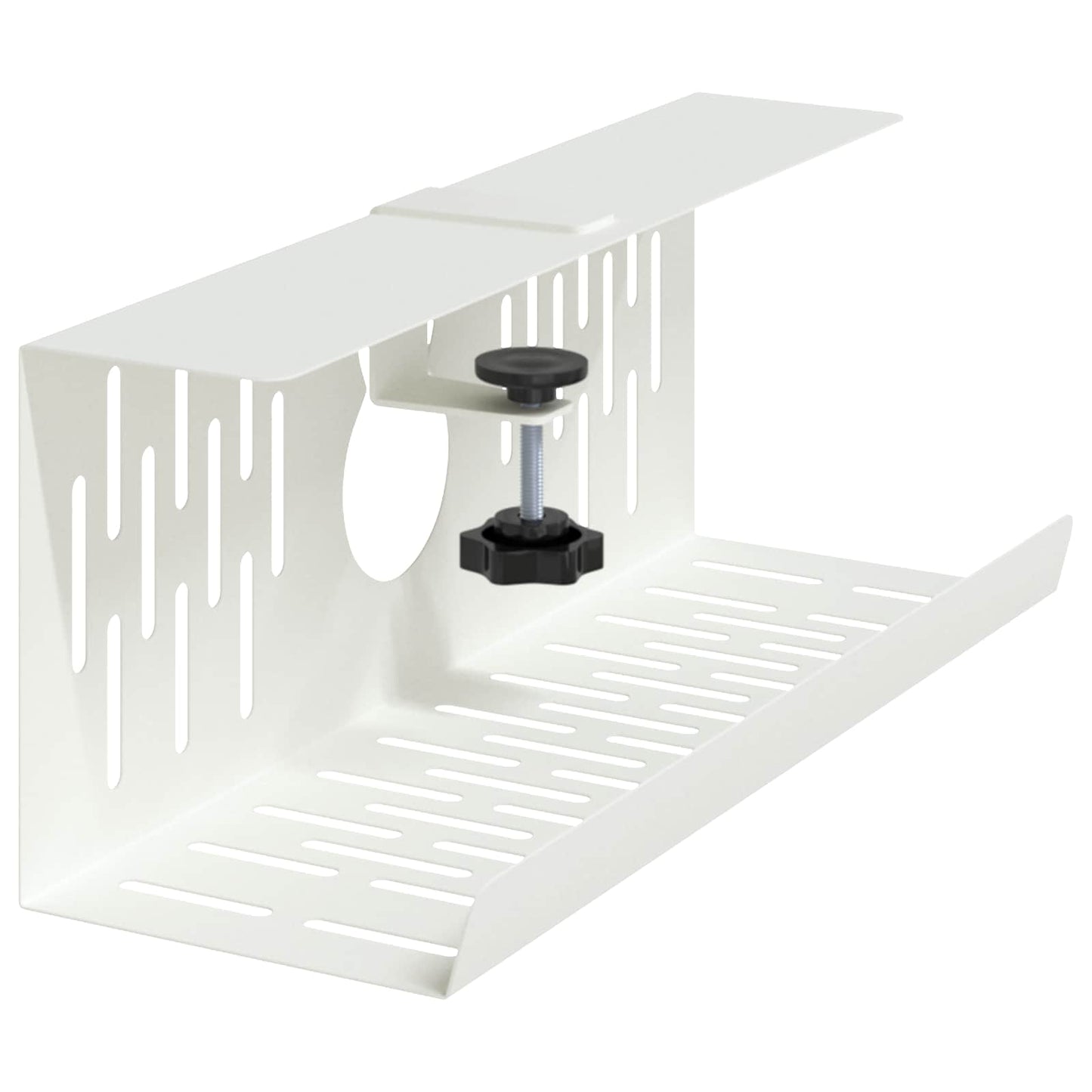 Unter dem Schreibtisch Kabelmanagement Tray 2 Stk. Weiß