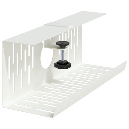 Unter dem Schreibtisch Kabelmanagement Tray 2 Stk. Weiß