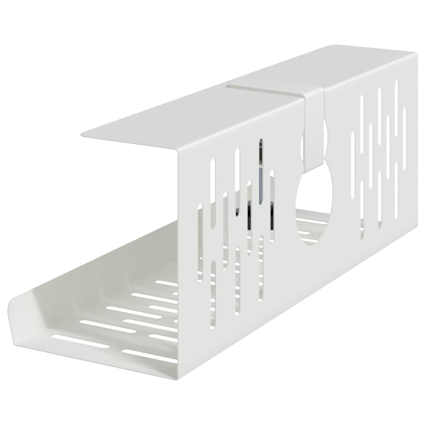 Unter dem Schreibtisch Kabelmanagement Tray 2 Stk. Weiß