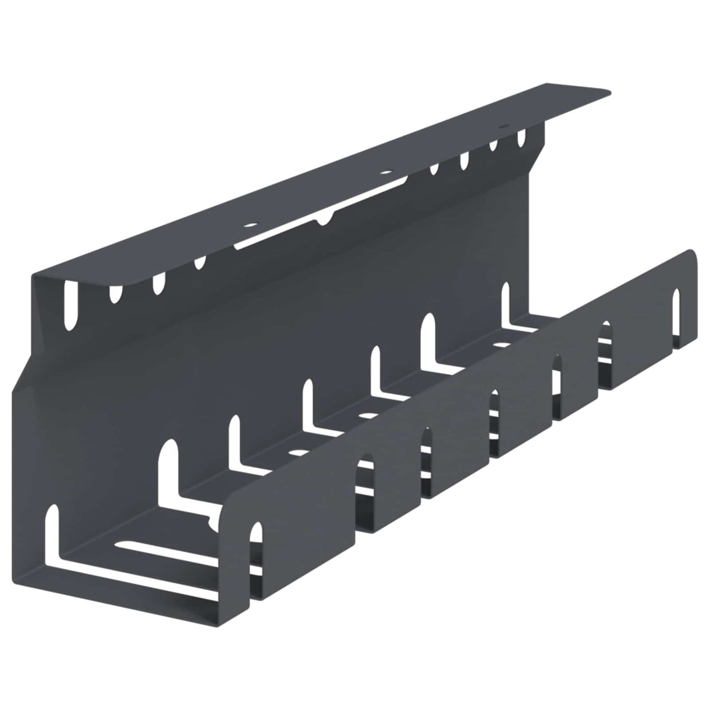 Unter dem Schreibtisch Kabelmanagement Tray 2 Stk. Anthrazit