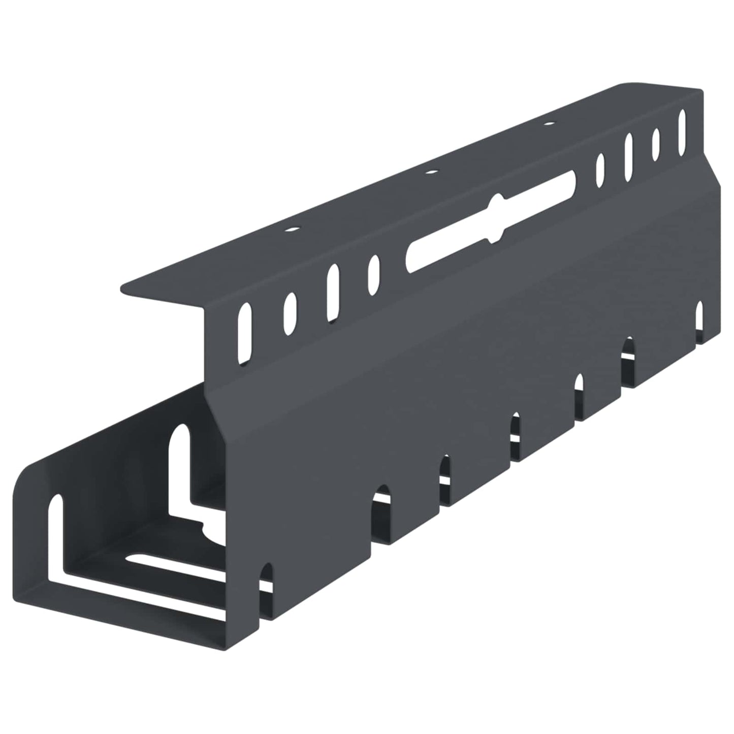 Unter dem Schreibtisch Kabelmanagement Tray 2 Stk. Anthrazit