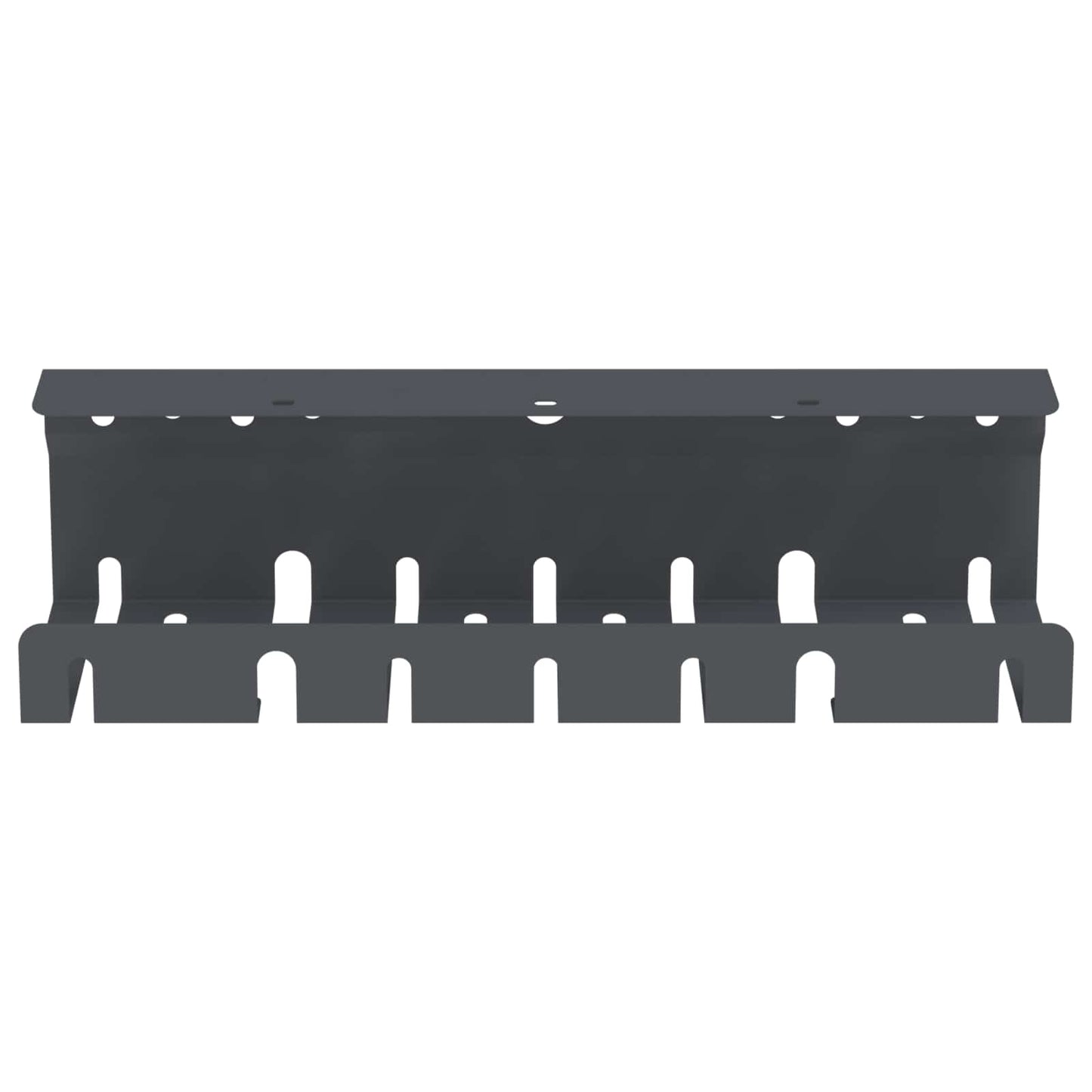 Unter dem Schreibtisch Kabelmanagement Tray 2 Stk. Anthrazit