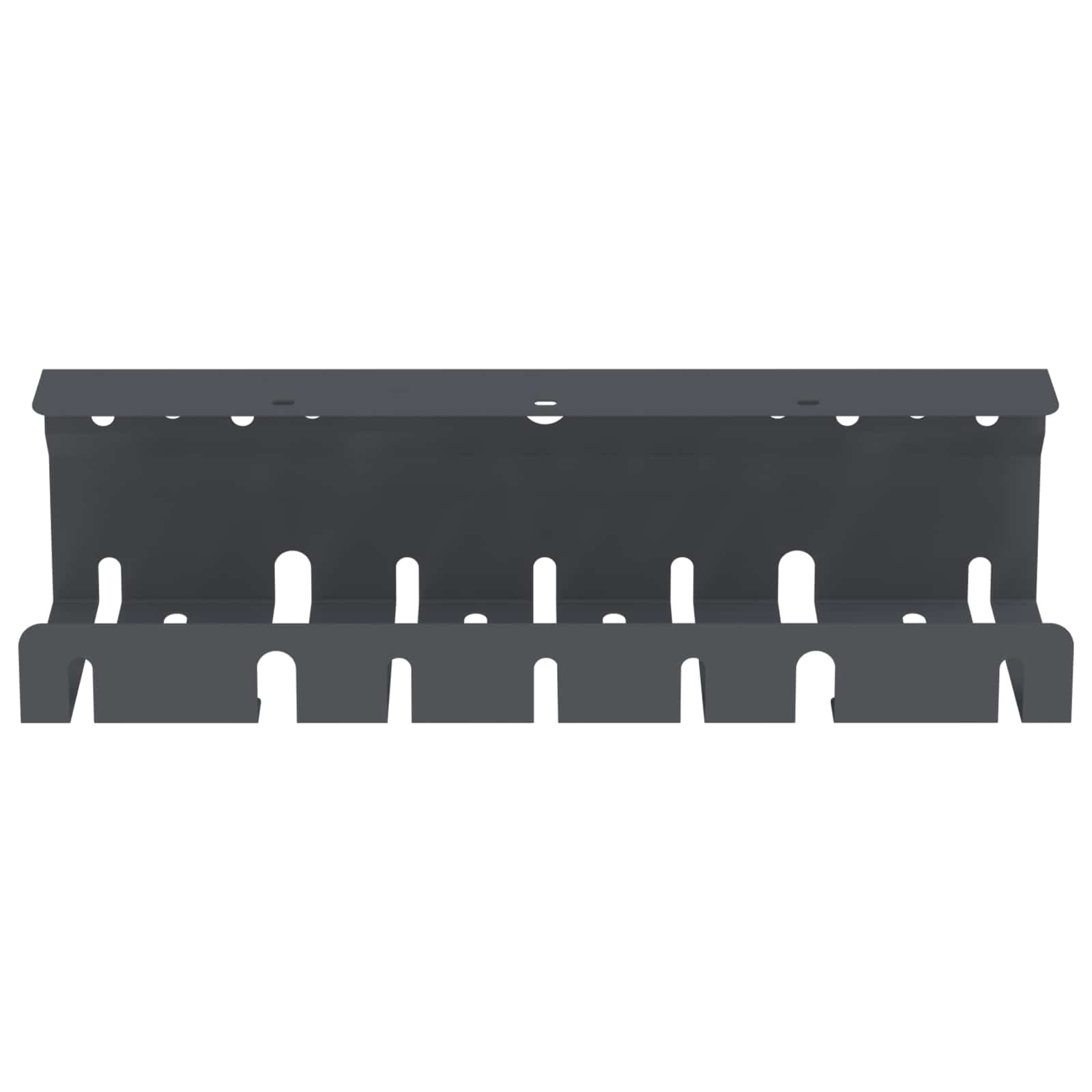 Unter dem Schreibtisch Kabelmanagement Tray 2 Stk. Anthrazit