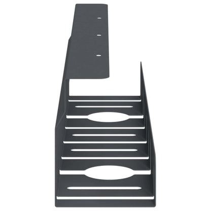 Unter dem Schreibtisch Kabelmanagement Tray 2 Stk. Anthrazit