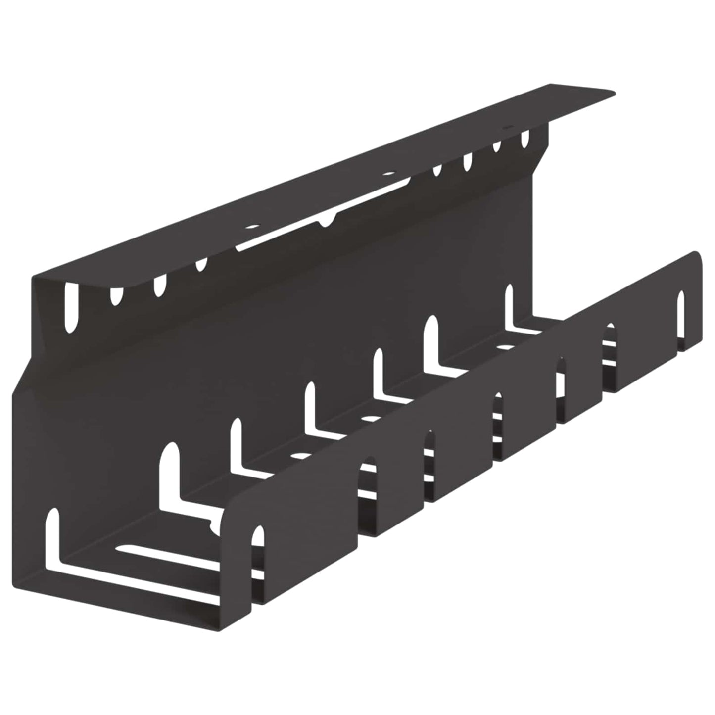 Unter dem Schreibtisch Kabelmanagement Tray 2 Stk. Schwarz