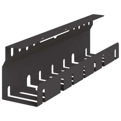 Unter dem Schreibtisch Kabelmanagement Tray 2 Stk. Schwarz