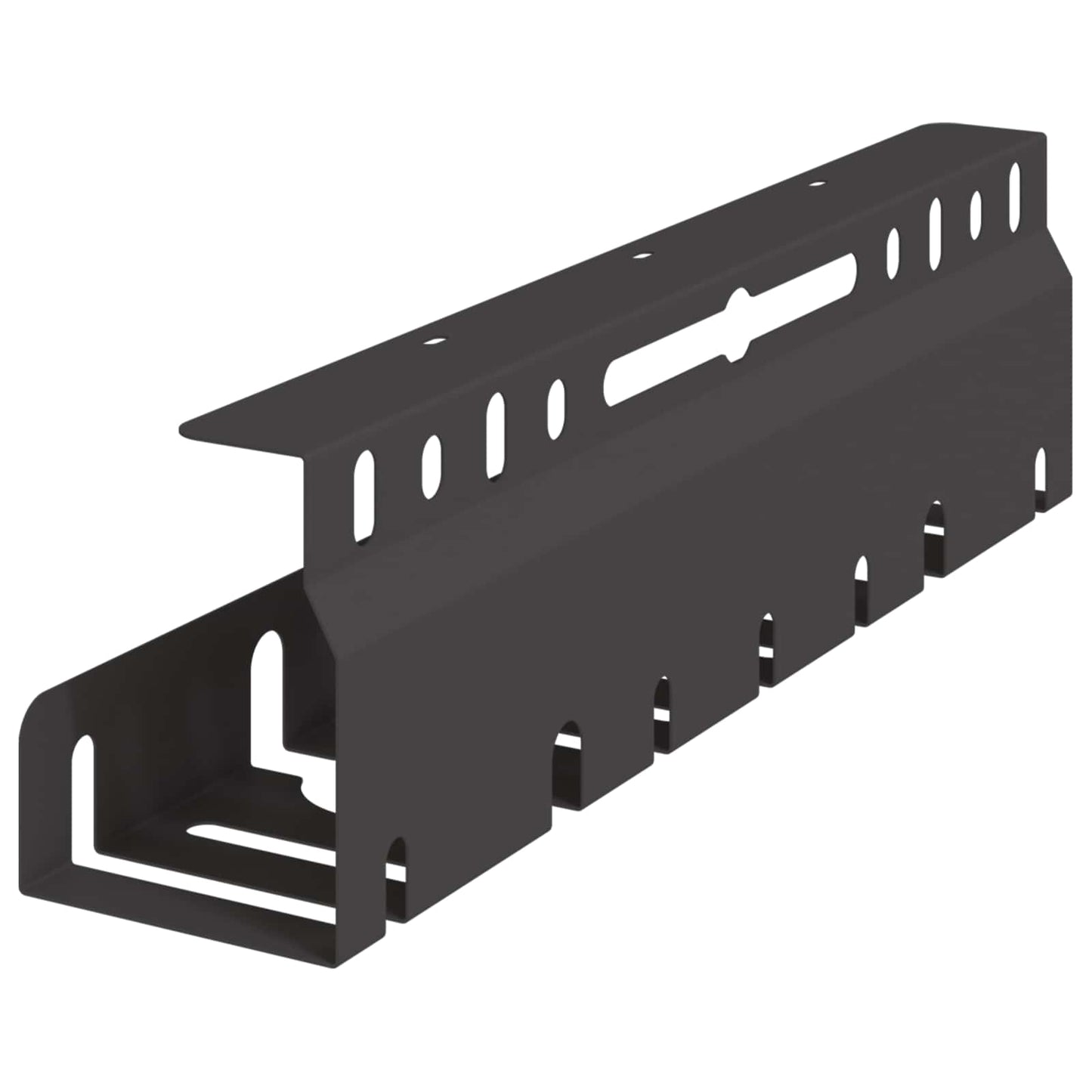 Unter dem Schreibtisch Kabelmanagement Tray 2 Stk. Schwarz