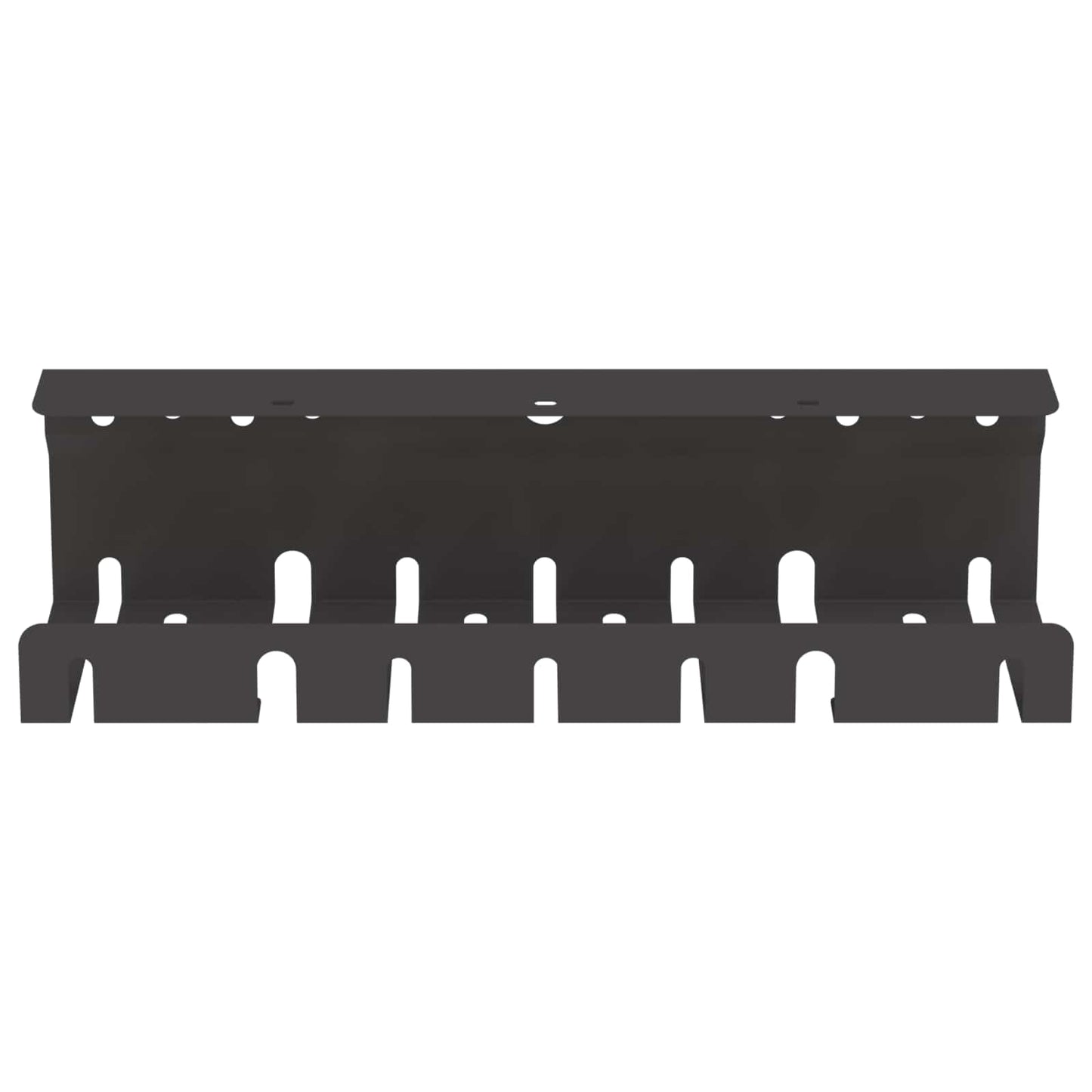 Unter dem Schreibtisch Kabelmanagement Tray 2 Stk. Schwarz