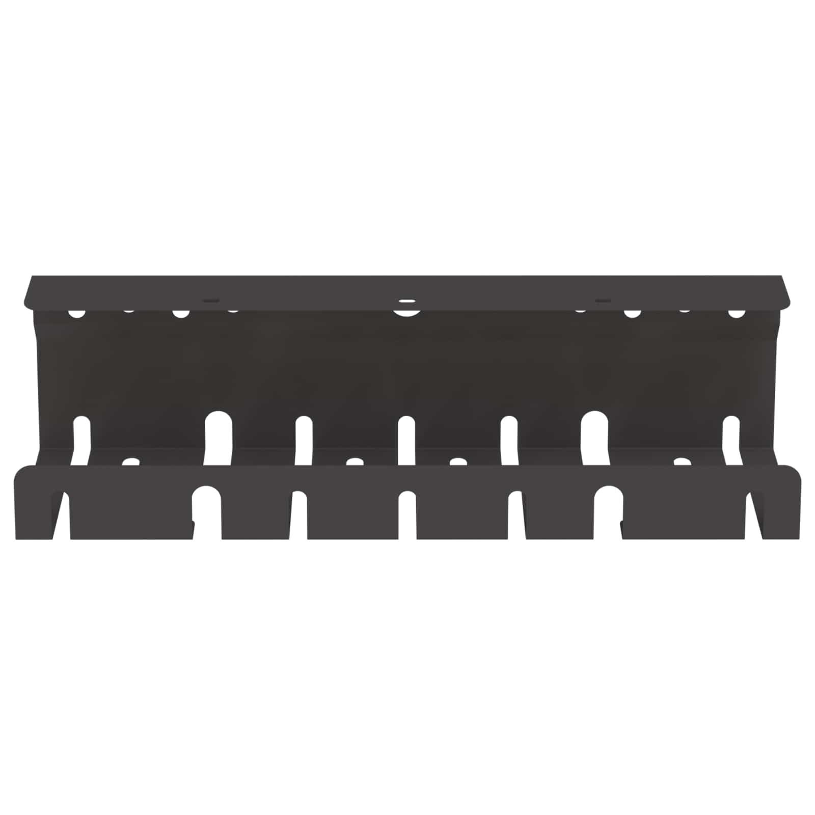 Unter dem Schreibtisch Kabelmanagement Tray 2 Stk. Schwarz
